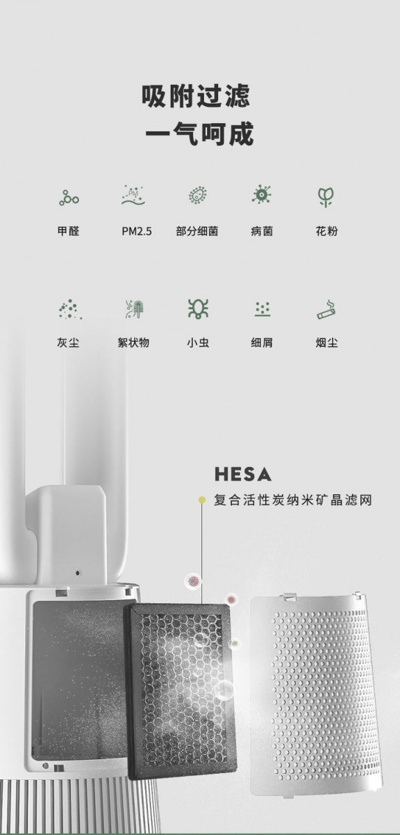 韓國大宇DAEWOO a1 pro空氣淨化無葉風扇 |