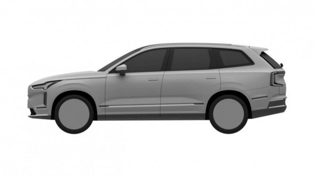 為外觀設計申請專利   新一代 Volvo XC90 純電版曝光