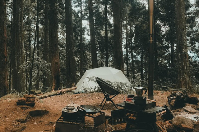 羅山林道野營