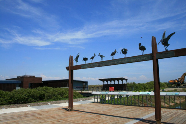 黑面琵鷺生態展示館